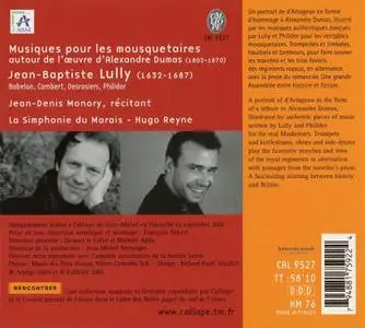 Hugo Reyne, La Simphonie du Marais - Musiques pour les mousquetaires: Lully, Babelon, Cambert, Desrosiers, Philidor (2005)