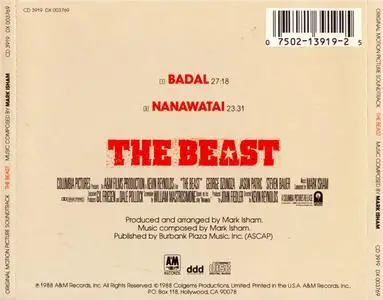 Mark Isham - The Beast (Original Motion Picture Soundtrack) (1988) {A&M}