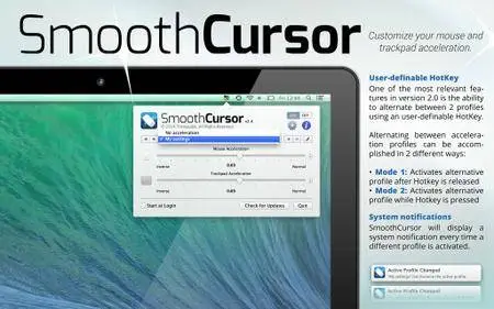 SmoothCursor 2.6.1 Mac OS X