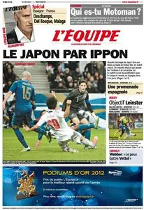 L'Equipe Edition du Samedi 13 Octobre 2012
