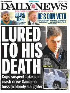 Daily News New York - March 15, 2019