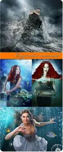 Enigmatic mermaid
