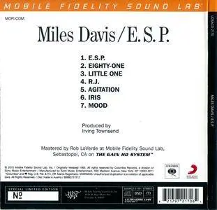 Miles Davis - E.S.P. (1965) [MFSL Remastered 2015]