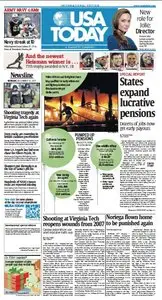 USA Today International Edition from Monday, 12. December 2011