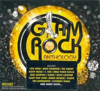VA - Glam Rock Anthology (2012) {3CD Box Set, Special Collector's Edition, 24-bit Remastered}