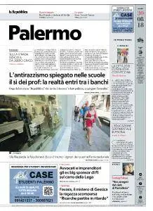 la Repubblica Palermo - 30 Agosto 2018