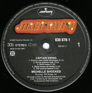 Michelle Shocked - Captain Swing (Mercury 838 878-1) (NL 1989) (Vinyl 24-96 & 16-44.1)