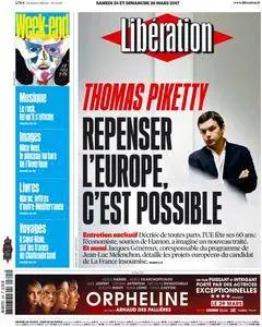 LIbération du Samedi 25 et Dimanche 26 Mars 2017