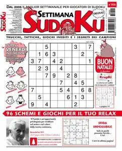Settimana Sudoku N.958 - 22 Dicembre 2023