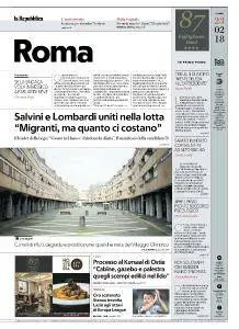 la Repubblica Roma - 23 Febbraio 2018