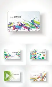Colorfull Vector Cards