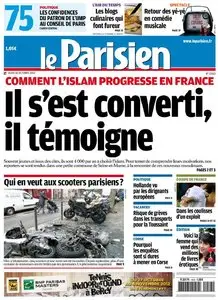 Le Parisien + Cahier Paris du Jeudi 18 Octobre 2012