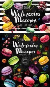 CreativeMarket - Delicious watercolor DIY Set