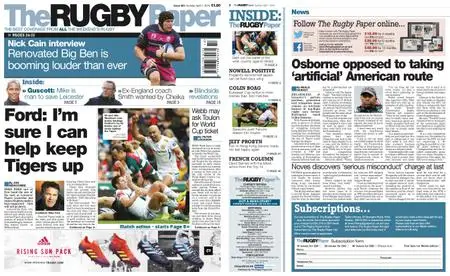 The Rugby Paper – April 07, 2019