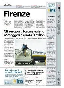 la Repubblica Firenze - 16 Gennaio 2018