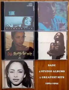 Sade - Studio Discography 1984-1994 [US Non Remasters] (4 Albums + 1 Greatest Hits + 1 Blu-ray audio demux)