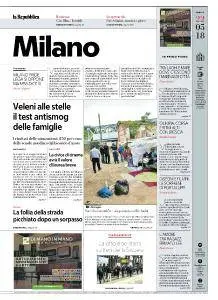 la Repubblica Milano - 22 Maggio 2018