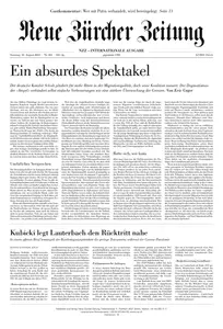 Neue Zürcher Zeitung International - 10 August 2024