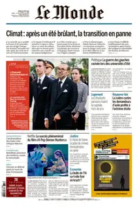 Le Monde du Mardi 26 Août 2025