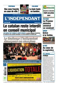 L'Indépendant - 13 Décembre 2024