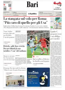 la Repubblica Bari - 20 Settembre 2025