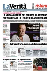 La Verita - 18 Novembre 2024