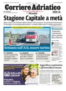 Corriere Adriatico Pesaro - 17 Settembre 2024