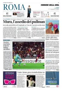 Corriere della Sera Roma - 27 Settembre 2024