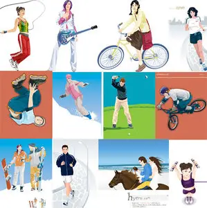 Vector Clipart Collection Various 100.AI Set01