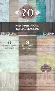 CreativeMarket - 70 Vintage Wood Textures