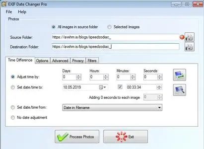 EXIF Date Changer Pro 3.8.0.0 Portable