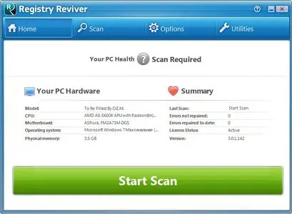 ReviverSoft Registry Reviver 4.2.3.12 (x86/x64) Multilingual Portable