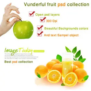 Fruit PSD Collections