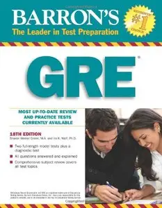Barron's GRE, 18 edition
