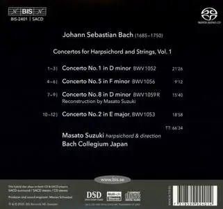 Masato Suzuki, Bach Collegium Japan - Johann Sebastian Bach: Concertos for Harpsichord, Vol. 1 (2020)