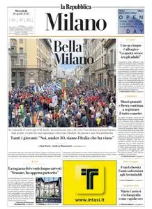 la Repubblica Milano - 26 Aprile 2023