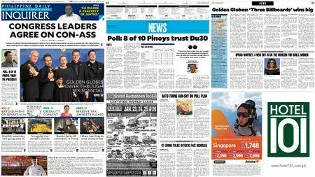 Philippine Daily Inquirer – January 09, 2018