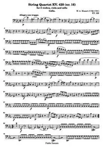 MozartWA - String Quartet KV. 428 (nr. 16)