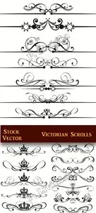 Stock Vector - Victorian Scrolls