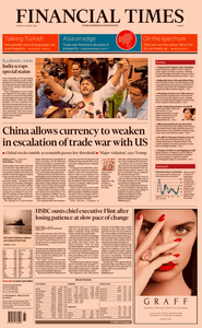 Financial Times Europe – 06 August 2019
