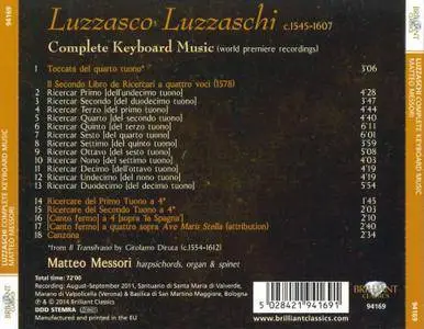 Matteo Messori - Luzzasco Luzzaschi: Complete Keyboard Music (2014)