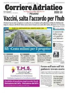 Corriere Adriatico Pesaro - 5 Settembre 2022