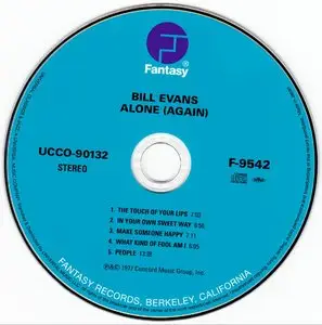 Bill Evans - Alone (Again) (1975) {2012 Japan SHM-CD Mini LP 24-96 Remaster UCCO-90132}