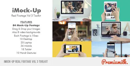 iMock-Up Real Footage Vol 3 Toolkit - Project for After Effects (VideoHive)