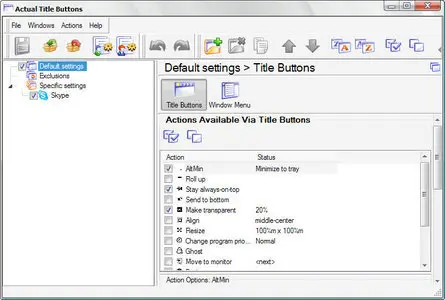 Actual Title Buttons 7.1