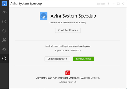 Avira System Speedup 2.6.5.2921 Multilingual