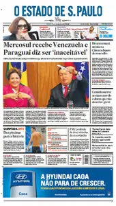 Jornal O Estado de São Paulo - 01 de agosto de 2012 - Quarta