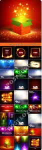 Stage spotlight glow vector background 4