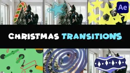 Christmas Cartoon Transitions | After Effects 49142575