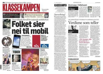 Klassekampen – 24. august 2018